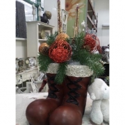 Новогодняя композиция "Валенки"